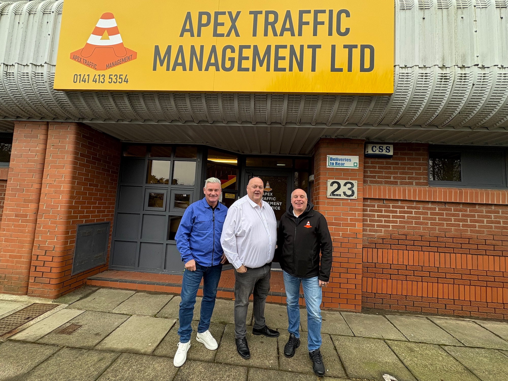 Apex Traffic Management's employees take the wheel