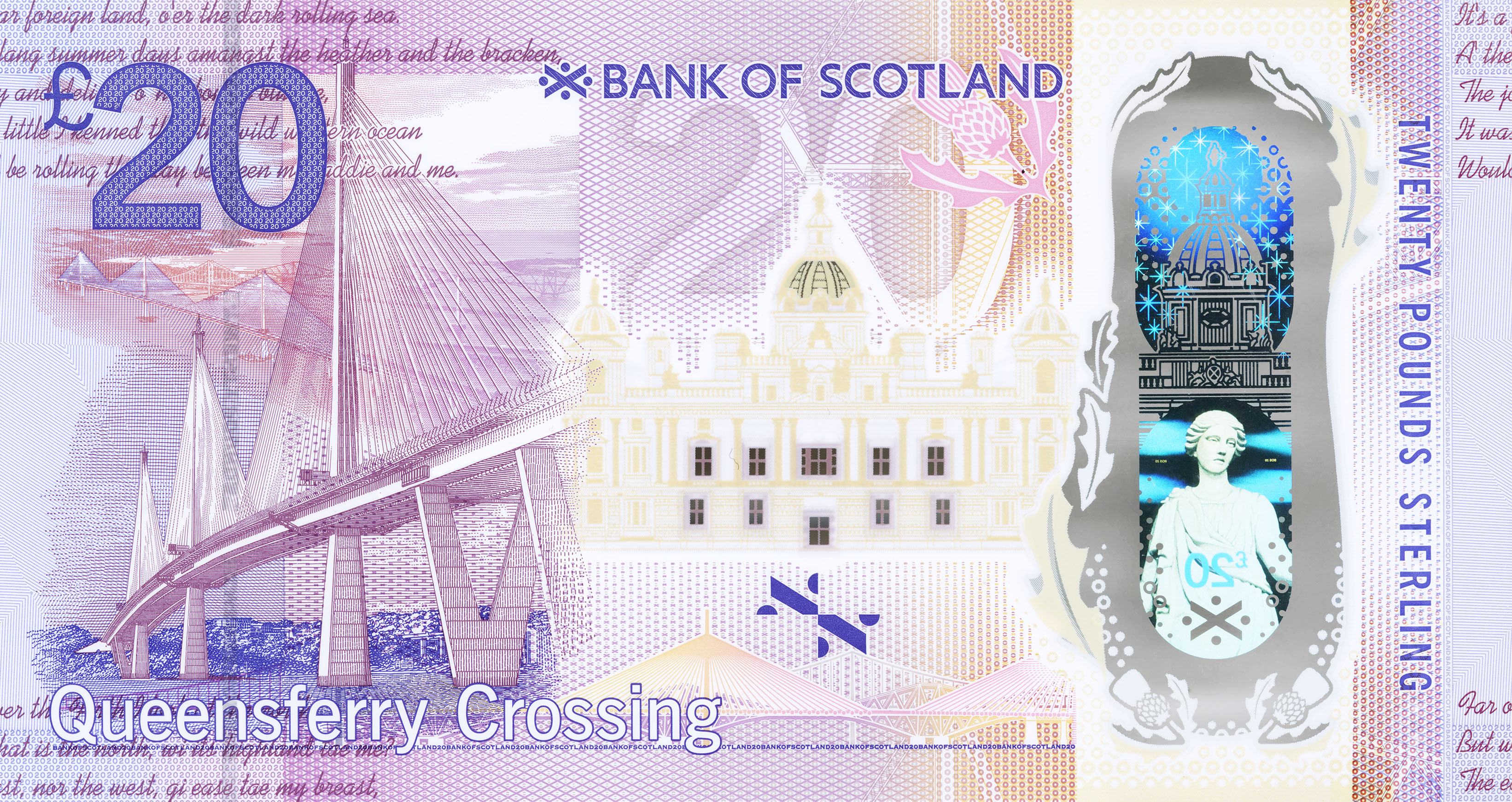 Bank of Scotland’s latest £20 note features Queensferry Crossing