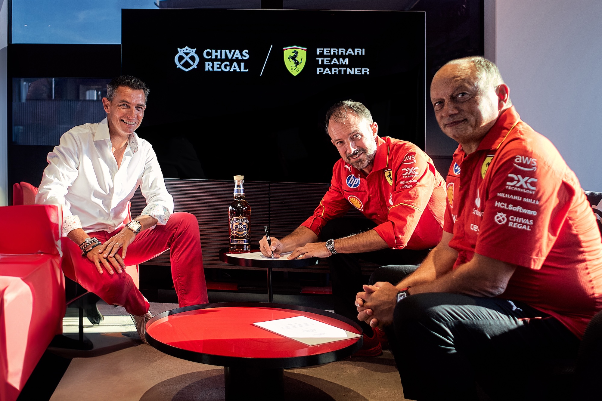 Chivas Regal and Scuderia Ferrari HP announce global partnership