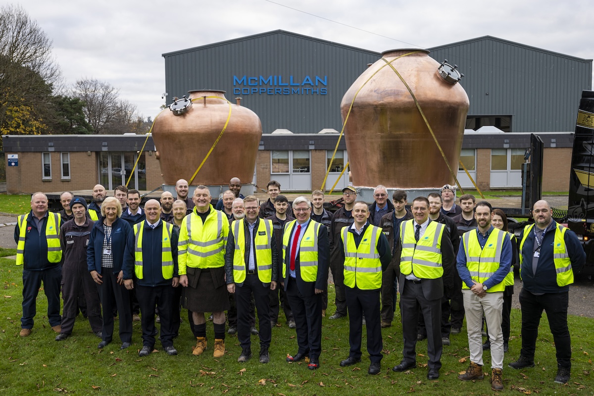 McMillan Coppersmiths delivers handcrafted stills to Ardgowan Distillery