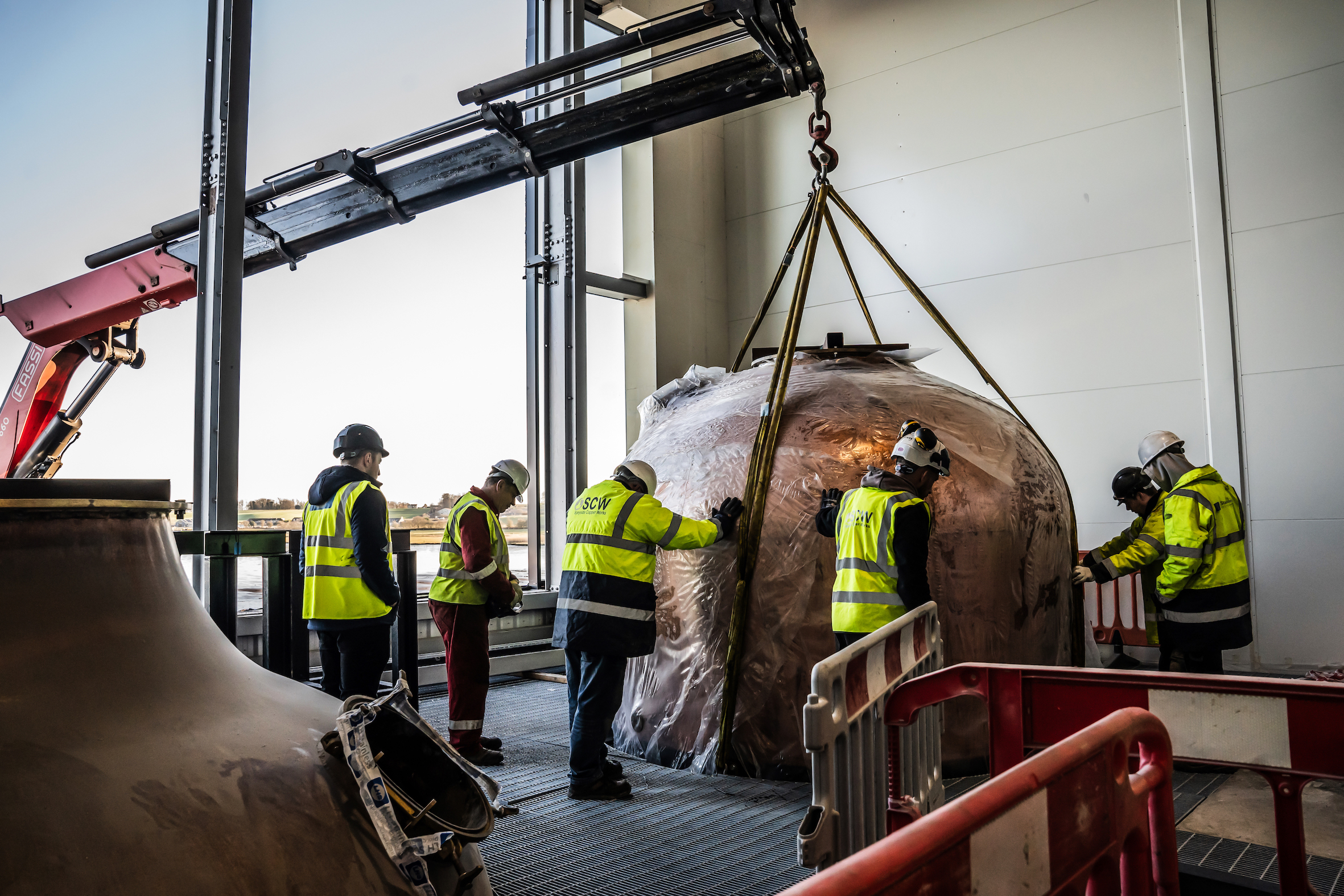 In Pictures: Stills installed at Eden Mill Distillery