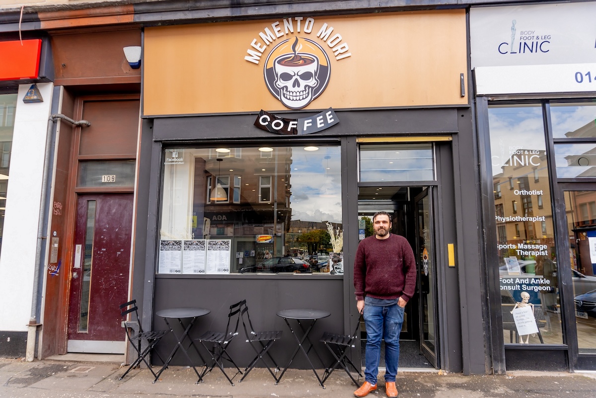 Gothic-inspired Glasgow coffee shop opens up thanks to start up loans funding