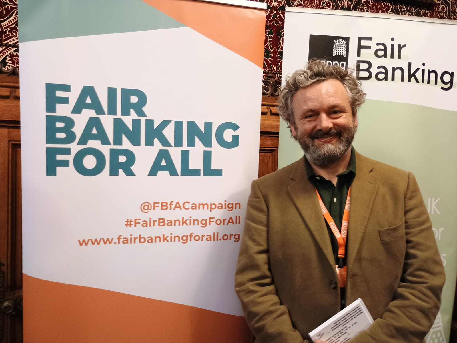 Michael Sheen joins calls for a Fair Banking Act to tackle crisis of unaffordable credit