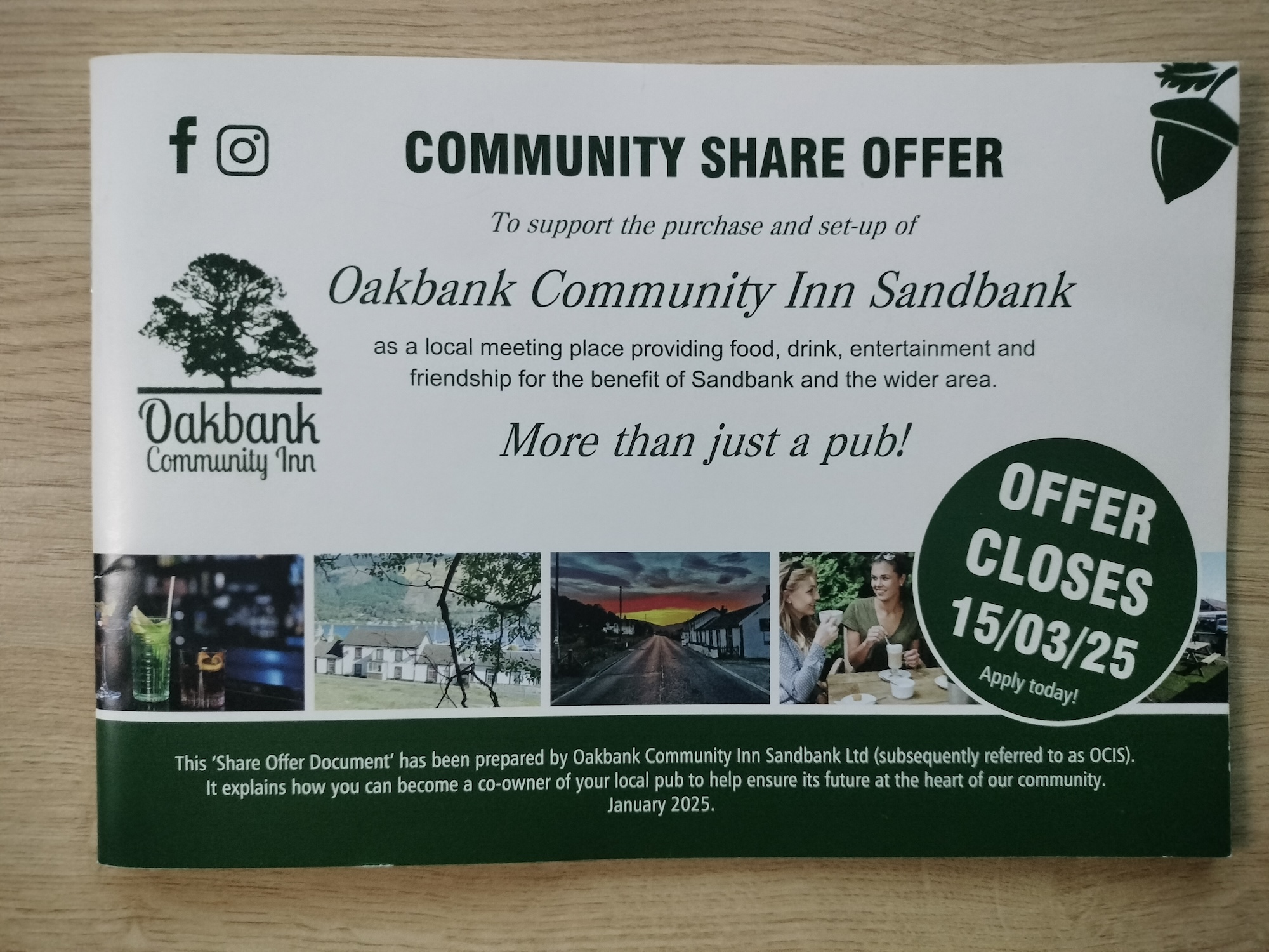 Oakbank Inn in Argyll launches community share offer