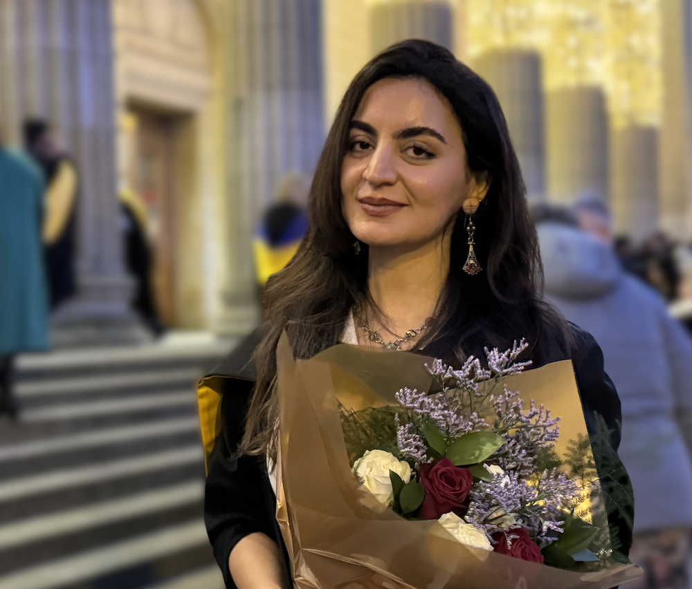 Afghan woman graduates with Masters in Accounting and Finance from Dundee after fleeing Taliban