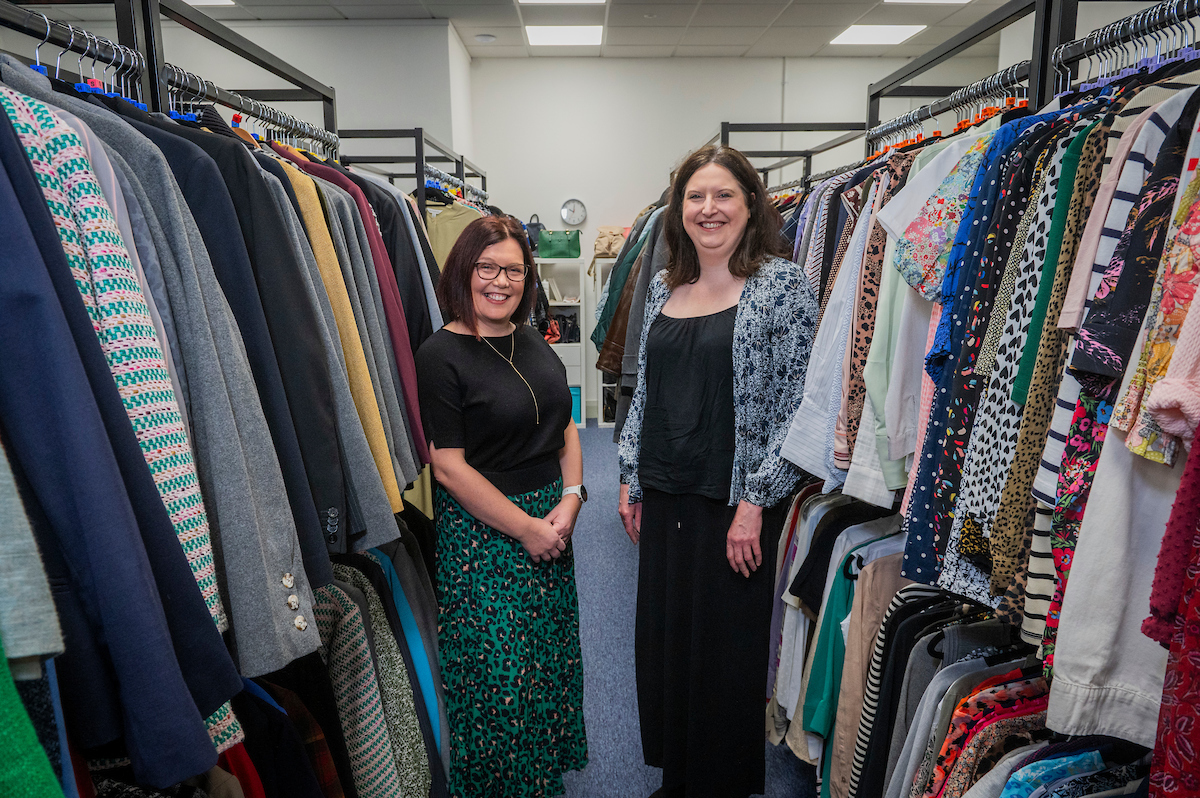 Johnston Carmichael staff donate clothes to social mobility charities