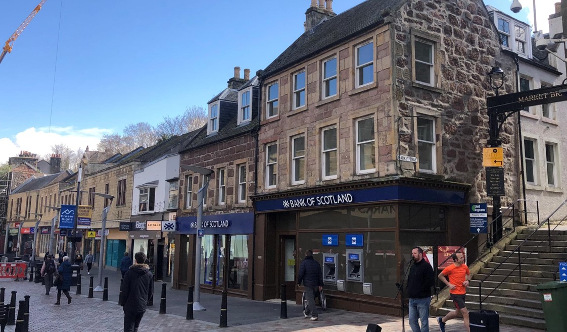 Bank of Scotland Inverness building up for sale